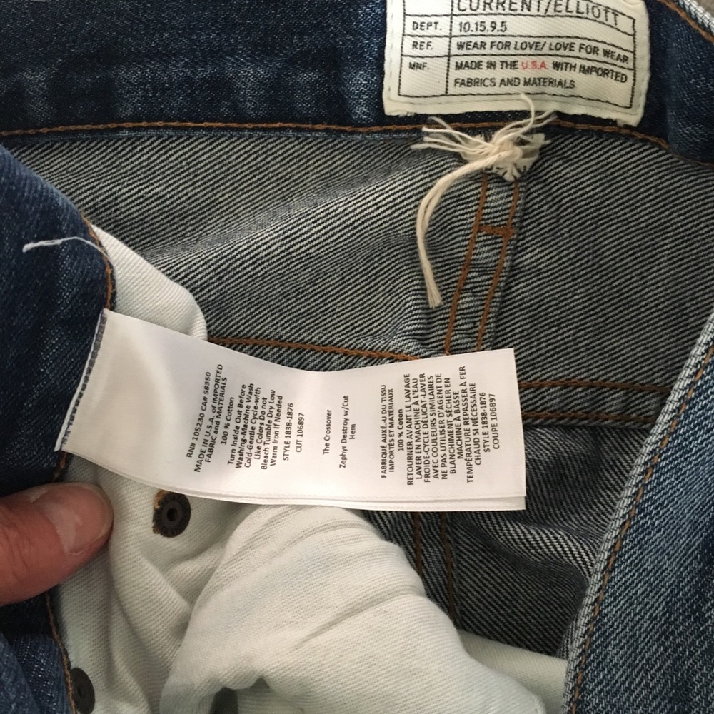 Current Elliott👖The Crossover/Zephyr Destroy NWT - Picture 2 of 8